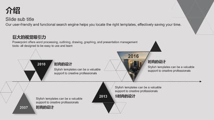 精品推薦 2016年歐美大氣建筑設計房地產PPT模板，賦能企業營銷策劃